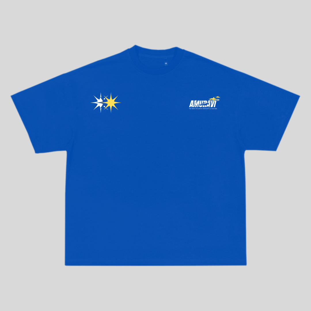 Camiseta Oversized "Guacimeta Azul"