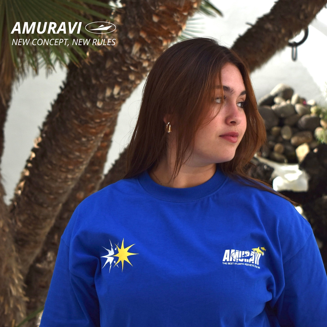 Camiseta Oversized "Guacimeta Azul"