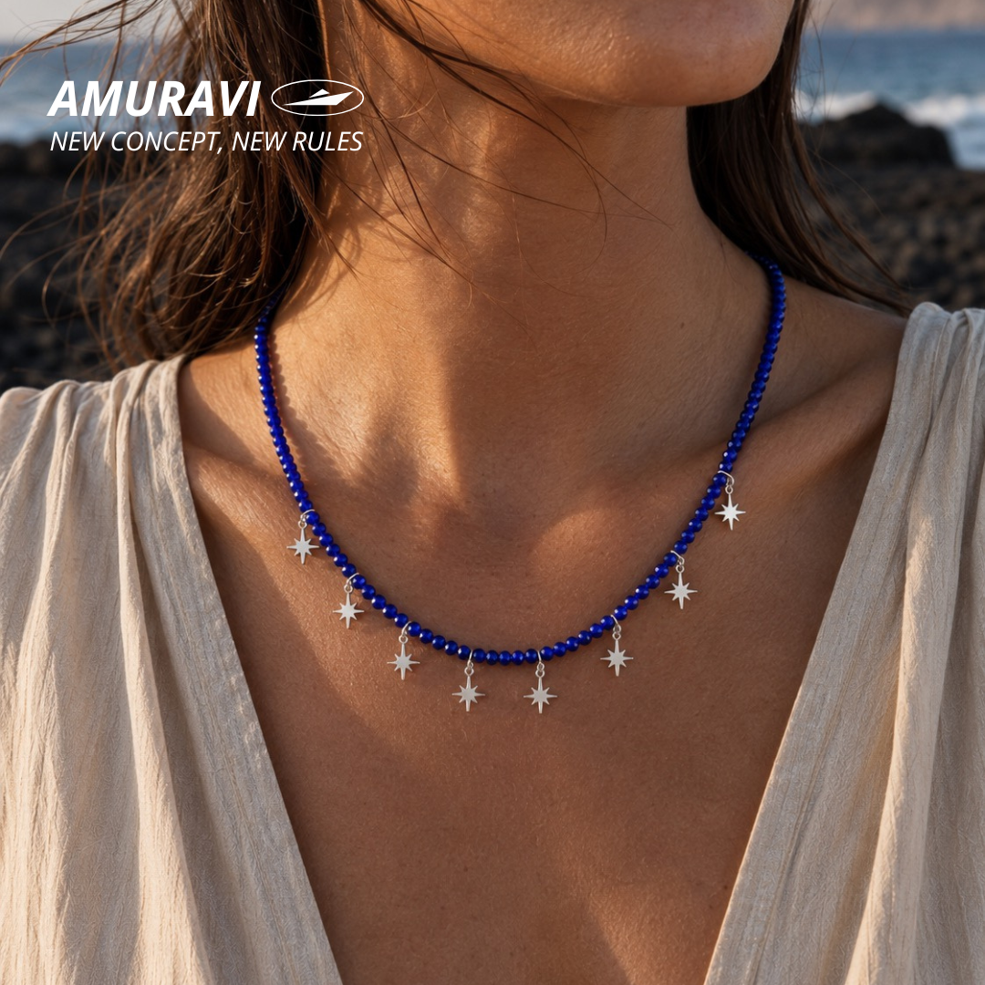 Collar "Las Ocho Islas Plateada"